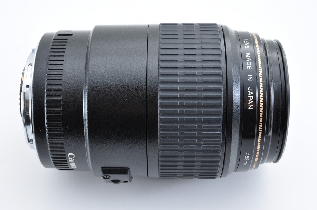 Mint ] Canon EF 100mm F2.8 MACRO USM AF Lens w/Hood from