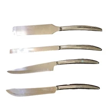 Lot of 4-Vintage Saladmaster Knives-Carving #403, 405, 406 And 408