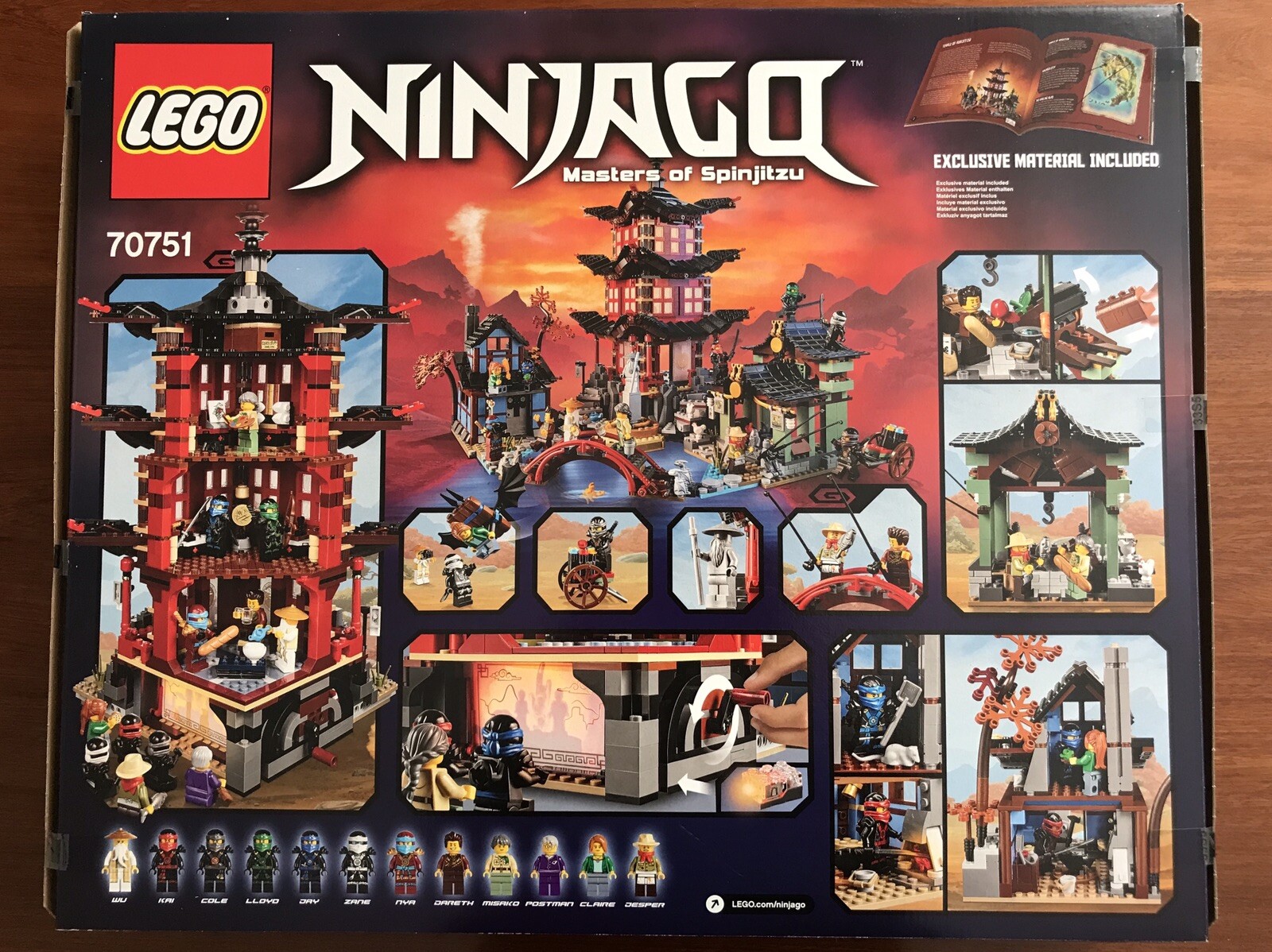lego ninjago temple of airjitzu ebay