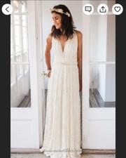 boho beach wedding dress