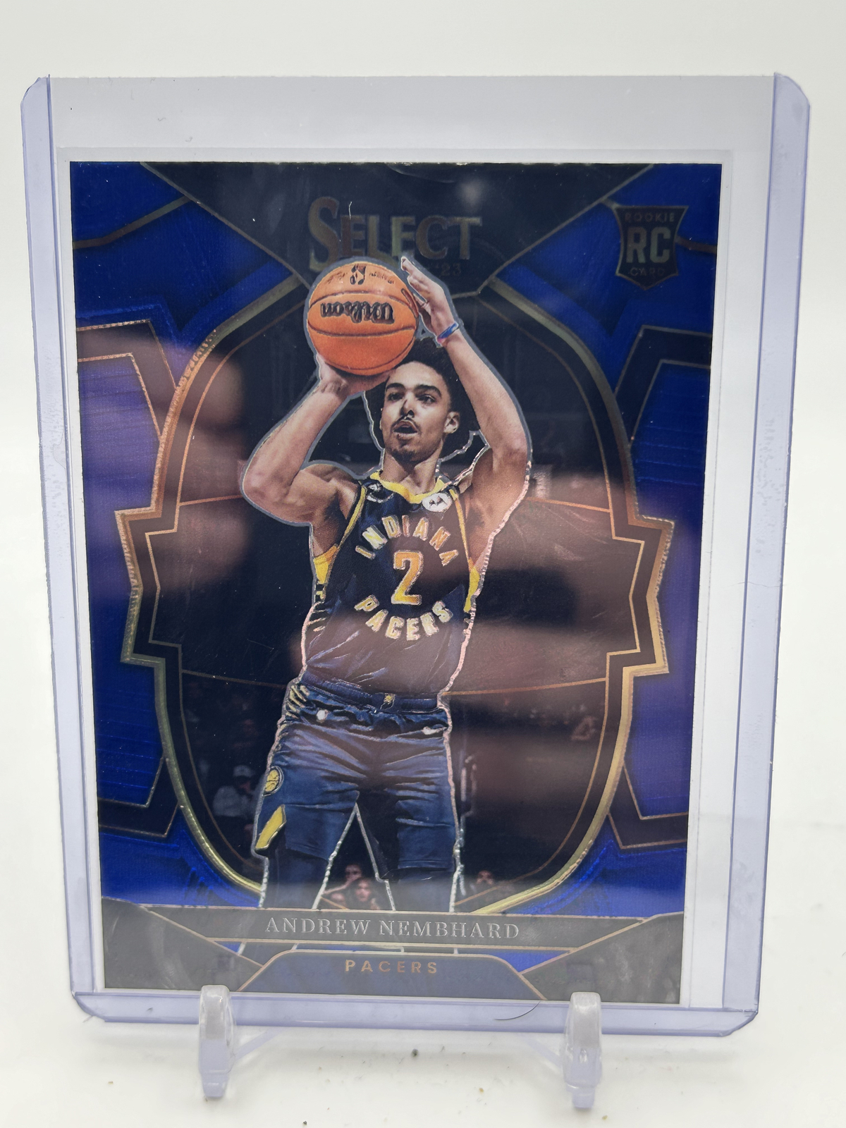 2022-23 Panini Select #77 Andrew Nembhard Blue Retail