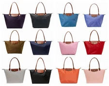 NWT Longchamp Le Pliage Large Nylon Shoulder Tote 1899089 Multi Colors AUTHENTIC