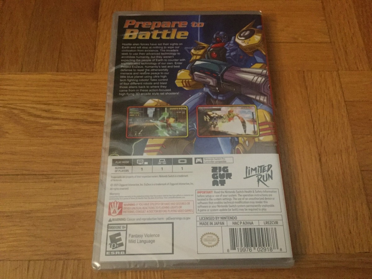 EXZEUS: THE COMPLETE COLLECTION (SWITCH) Limited Run Games Brand