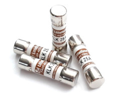 SET OF 4 EA NEW LITTELFUSE KLK-25A KLK 25 A FUSE FAST ACTING 600 VAC LITTLEFUSE