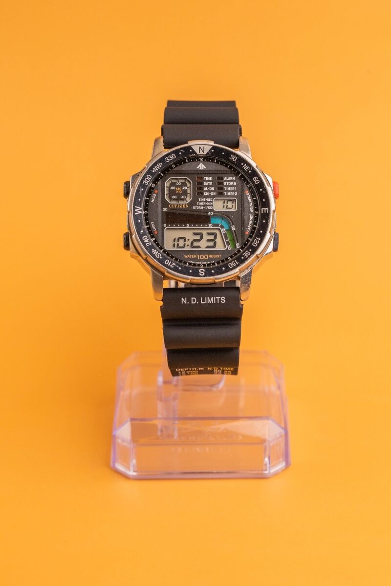 Citizen Digital D060 Windsurfer Men's Black Watch for sale Citizen Digital D060 Windsurfer Men's Black Watch for sale