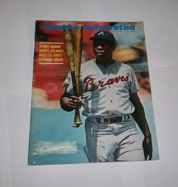 1969 Sports Illustrated HANK AARON Atlanta BRAVES ! 1st COVER ! eBay