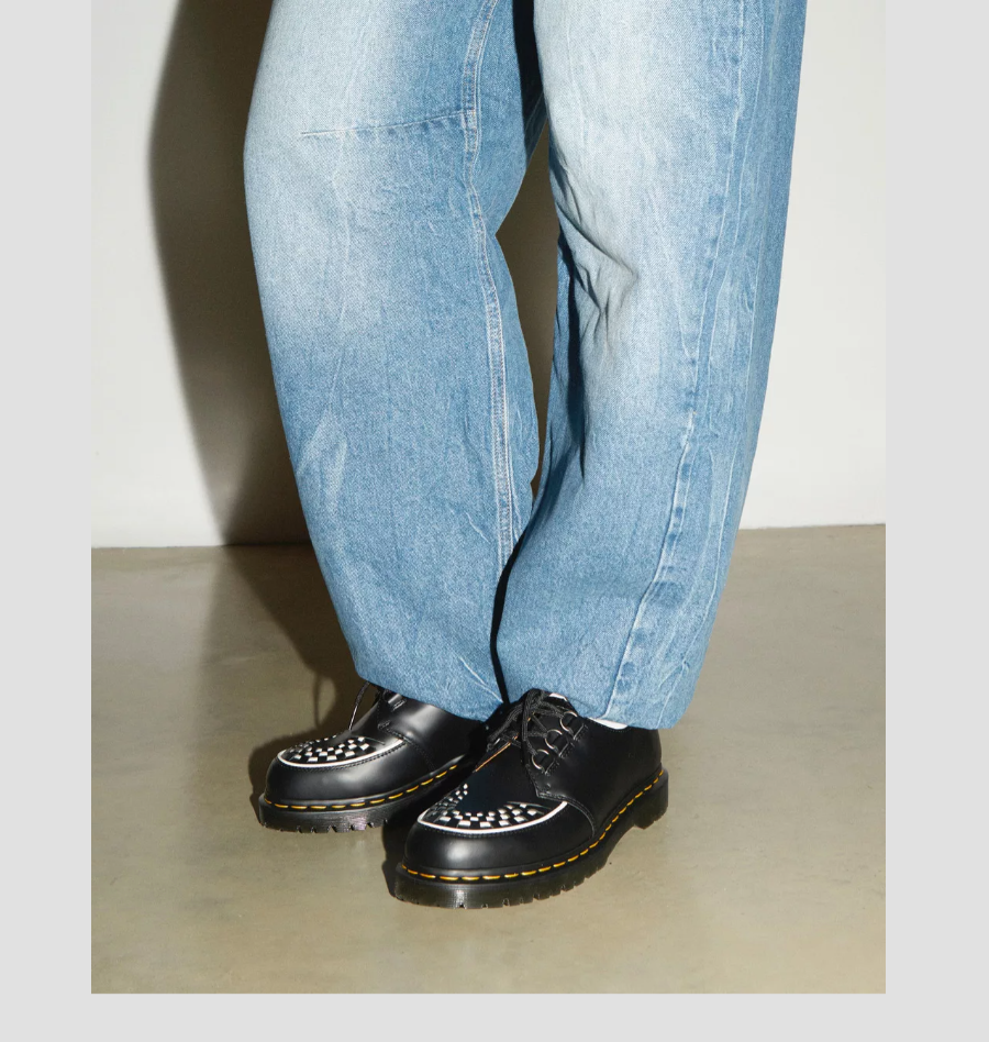 DR. MARTENS RAMSEY SMOOTH LEATHER CREEPERS MSRP$210 CHIC & UNIQUE