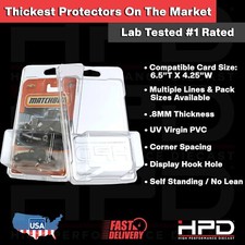 1 SINGLE HPD PROTECTOR CASE MAINLINE HOT WHEELS MATCHBOX .8MM HEAVY DUTY