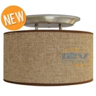 12V RV Interior Brown Fabric LED Dinette Ceiling Light Vehicle Decorative Lamp