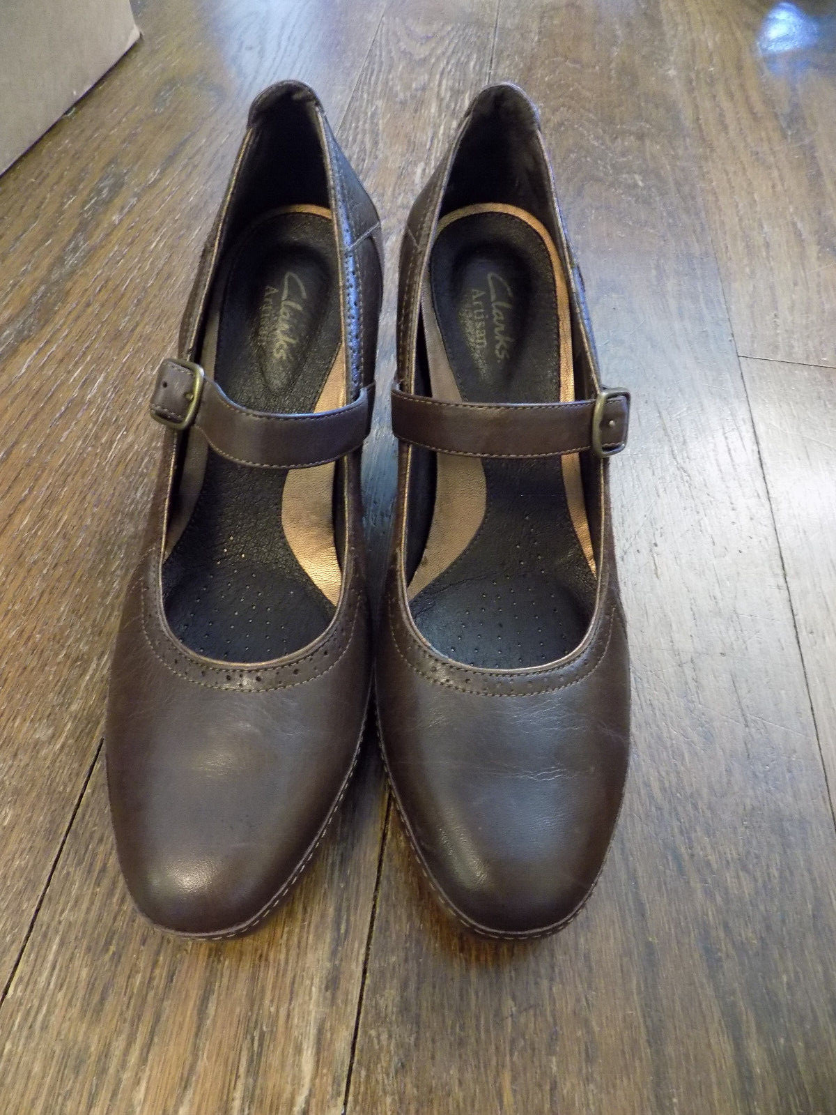 Clarks Artisan Brown Patchwork Leather & suede Ma… - image 2