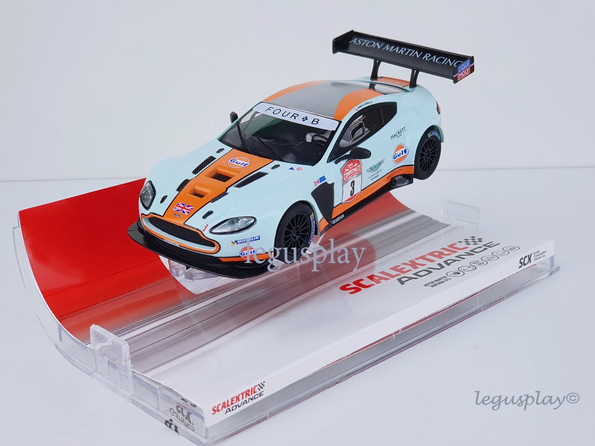 Slot car scalextric Advance E10428S300 - Aston Martin Vantage GT3 9  10/12ftBorda