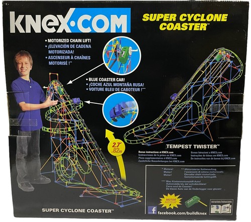K'Nex Super Cyclone Coaster 675 Pieces NEW SEALED 2011 Knex Rollercoaster - Picture 2 of 6