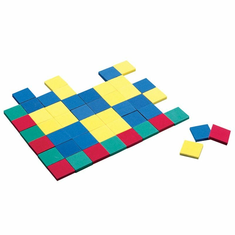ハイパーインタラクティブ 数学 K12 Multi Color Manipulative Set Of 100 Plastic Tiles 1