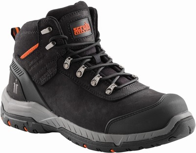 Scruffs Sicherheitsschuhe Sicherheitsstiefel  Sabatan  -Schwarz