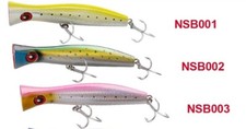 Noeby 3 leurres Popper 20cm