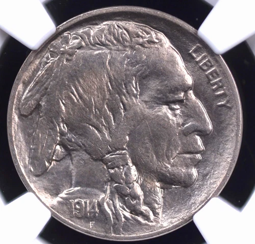 1914 BUFFALO NICKEL NGC MS 64 CRISP BRUSHED NICKEL SUPER SHARP STRIKE THROUGHOUT