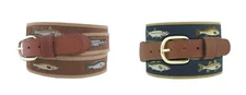 Zep-Pro Leather Canvas Backcountry Back Country Slam Belt Redfish Tarpon Snook 