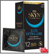 SKYN Elite Extra Lube   Ultra-Thin, Lubricated Latex-Free Condoms   Ultra-Silky