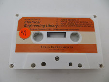 Texas Instruments ELECTRICLA ENGINEERING LIBRARY 1981 Cassette Tape PHT 6008
