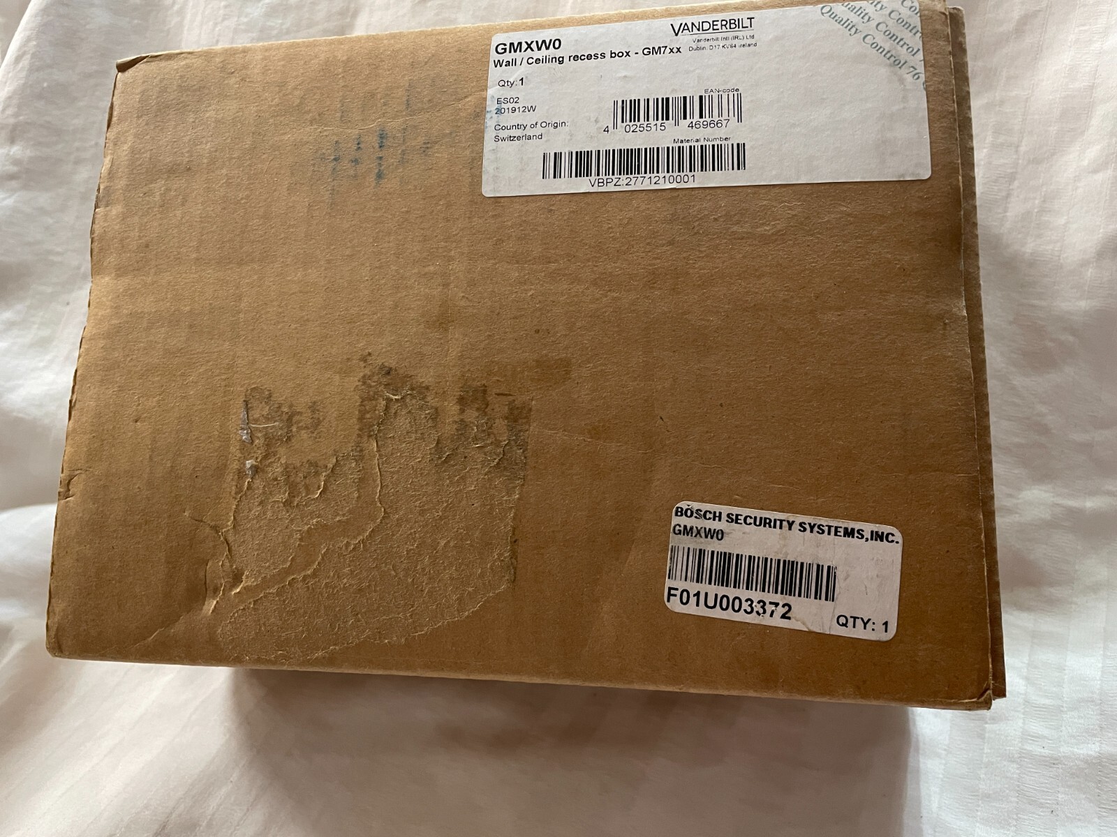 Bosch Security Systems GMXWO Wall/Ceiling recess box #3