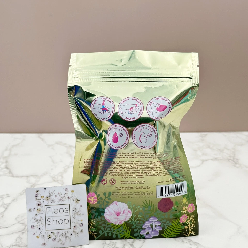 Beautyblender Little Wonders Set Esponja de Maquillaje + Power Puff - Sellado y Auténtico Foto 2 de 3