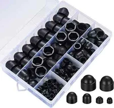 145 Pcs Screws Bolt Covers Caps, Hex Head Dome Bolt Covers, Plastic Bolt Caps...
