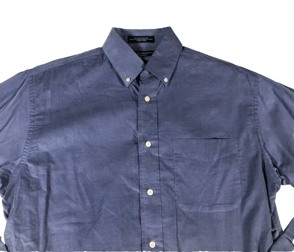 Daniel Cremieux Mens Shirt Sz S Classic Fit Button-Up Long Sleeve Collared NWT - Image 2 of 4