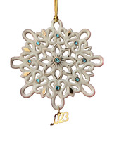 2023 Lenox Annual GEMMED SNOWFLAKE Ornament NEW IN BOX