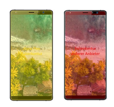 2x Protective Film for Highscreen Power Five Max 2 100% Coating