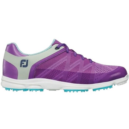 FootJoy Sierra Treks Womens Golf Shoes 9 M Grey White Leather Lace