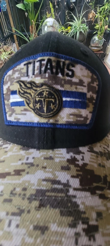 Tennessee Titans New Era Service Digi Camo Fitted Cap Hat 7 1/2 - Image 3 of 4