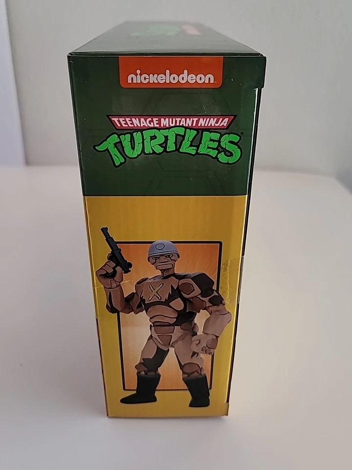 Figura NECA TMNT Tortuga Ninja Tortuga Torcida Pandilla y Soldado de Roca Paquete de 2 - NUEVO Foto 4 de 4