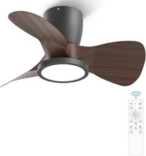 Ventilatore da Soffitto con Luce, Dimmerabile 3CCT (3000K-4000K-5000K), Ventilat