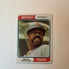 Topps 1974 Topps Base Set Willie Horton #115 Detroit Tigers Baseball Card