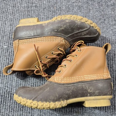 LL Bean Bean Boots Mens Size 6M Brown Leather Rubber  display picture 1