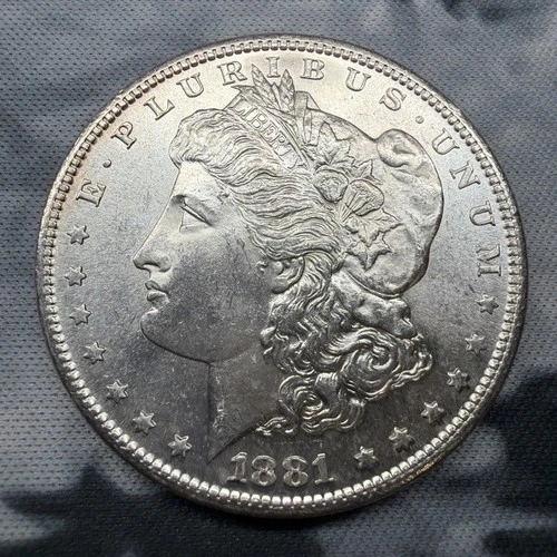 1881 S MORGAN SILVER DOLLAR! BEAUTIFUL Uncirculated Coin! WOW!