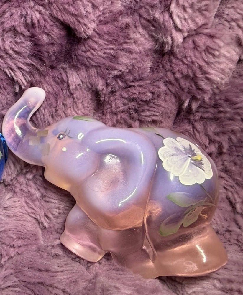 Fenton Glass Elephant for sale | eBay