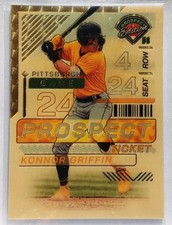 2024 Panini Prospect Edition - Konnor Griffin #133 1/1 Gold Vinyl Prizm MiLB POY