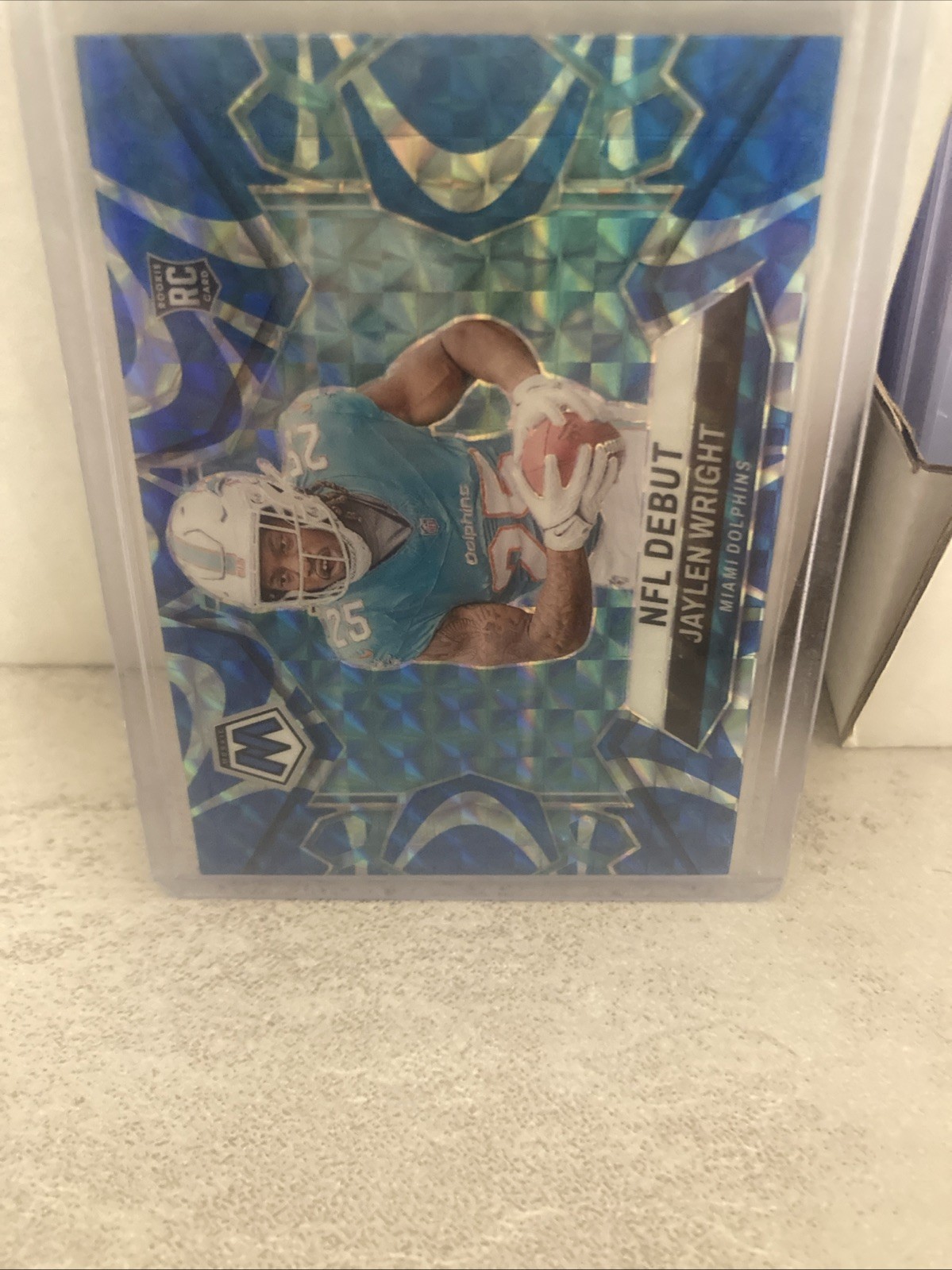2024 Panini Mosaic - NFL Debut Jaylen Wright #280 Reactive Blue Mosaic Prizm...