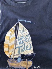 Crew Clothing Mens T Shirt. Used. Blue. Medium.