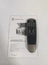 Original Innovative Technology ITVS-750RC Remote Control And Manual 