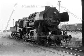 DR 52 8069 8 Bw Nordhausen 1982 / orig. KB Negativ Datei! B006#05
