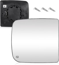 Right Side Upper Towing Mirror Glass with Heated Fit for 2009-2019-Right Side