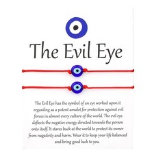SUMMER LOVE Handmade Jewelry Evil Eye Bracelet Set Bulk with Card,Red String ...