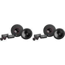 JBL 2-Pairs CLUB-64C Club Series 6.5" Two-way Component Car Audio Speakers, Pair