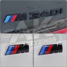 BMW M340i Badge High Gloss Black & Wing Full Set Decal Badge Emblem F30 G20 G21
