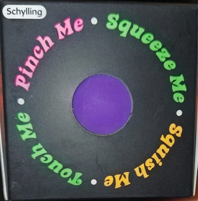 Schylling Groovy Nee Doh Glob Tactile Squeeze Toy Stress Ball Purple 3+