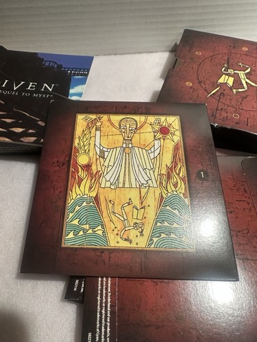 RIVEN THE SEQUEL TO MYST 5 cd set completo di scatola 1997 PC - Foto 4 di 8