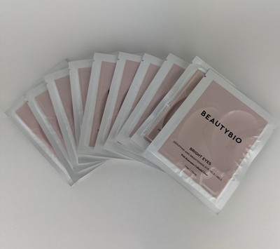 10 Pairs BeautyBio Bright Eyes Eye Gels  Full Size SEALED Beauty Bio
