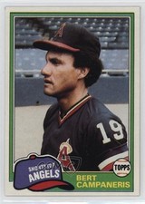 1981 Topps Bert Campaneris #410 yf0